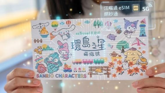 [Sanrio Cute Travel eSIM Tour de l'île] Billet de train Aller simple Hualien-Taipei