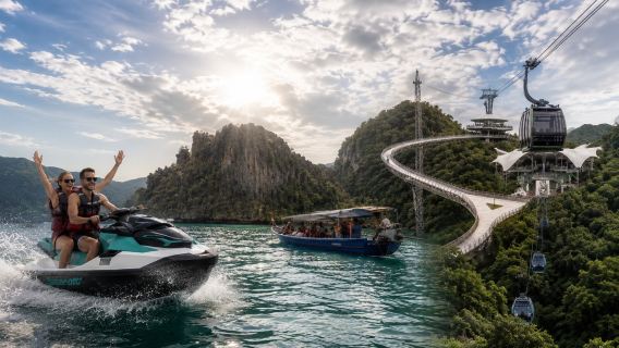 Langkawi Ultimate Combo " Cable Car, Mangrove Cruise, Snorkeling & Jet Ski