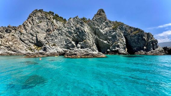 Tropea: Capo Vaticano Boat Trip & Snorkeling and aperitif