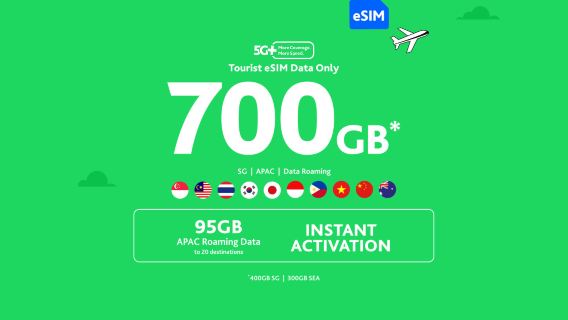 Singapore | Starhub | 4G or 5G+ travel SIM card | data card | eSIM