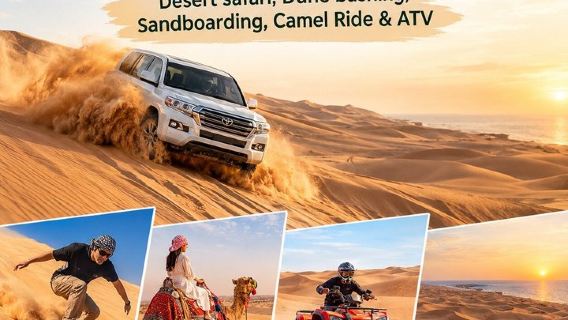 Doha: Çöl Safarisi, Kum Gezintisi, Kum Kayağı, Deve Turu ve ATV