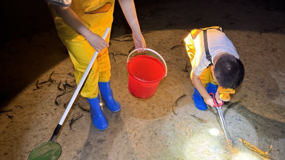 海南陵水南灣碼頭趕海體驗/漁民體驗【趕海2小時教練全程陪同+海貨可自帶走+提供趕海服裝+遊艇接送】