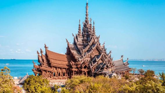 Da Bangkok: gita di un giorno a Pattaya Koh Larn e al Santuario della Verità