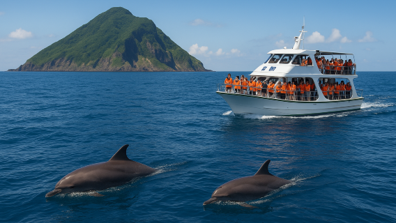 Avistamiento de ballenas en Wushi - Excursión ecológica verde de un día