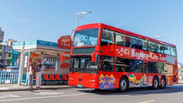 Keelung Doppeldecker Reisebus