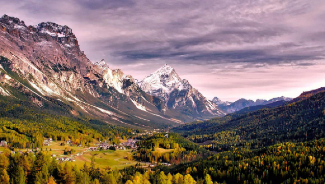 Lawatan sehari pergi-balik Venice Dolomiti Itali Tasik Cortina Misurina Bahasa Cina
