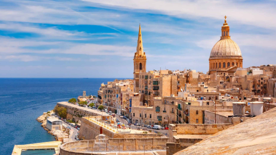 Malta Valletta + Mavi Mağara + Mdina Eski Şehir + Aziz John Katedrali + Old Mint Sokağı Günübirlik Turu