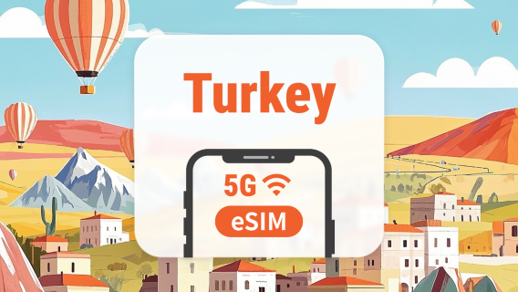 eSIM 5G Thổ Nhĩ Kỳ | Phủ sóng cả 3 nhà mạng • All AI & TikTok | 1–30 ngày | QR Code