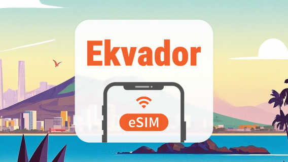 Ekvador eSIM | Tüm AI & TikTok | 1–30 Gün | QR Kod