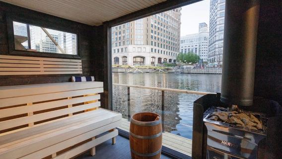London's Floating Sauna