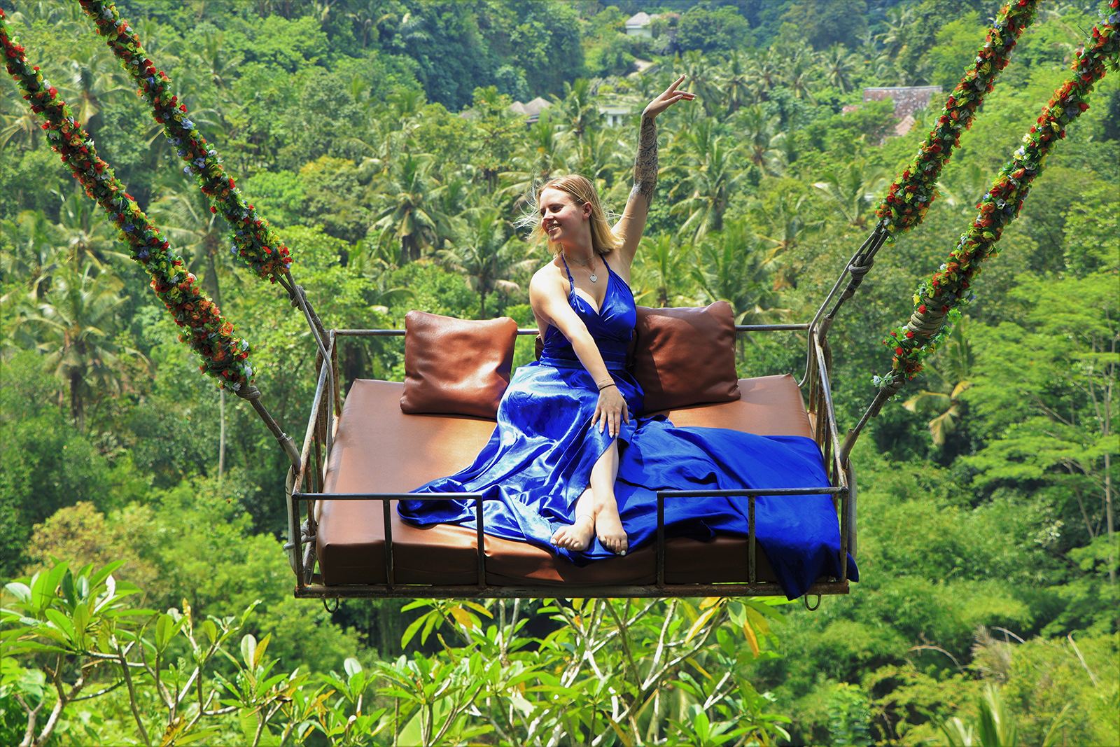 Excursión de un día al columpio de Bali y la cascada de Tegenungan