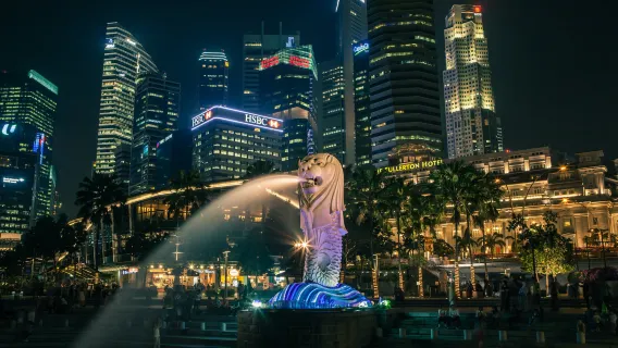 Tur Kota Singapura [Patung Merlion + Kuil Tianfu + Taman Teluk Marina Tur Setengah Hari]
