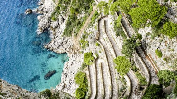 Desde Capri: Recorrido por lo más destacado con billete de telesilla