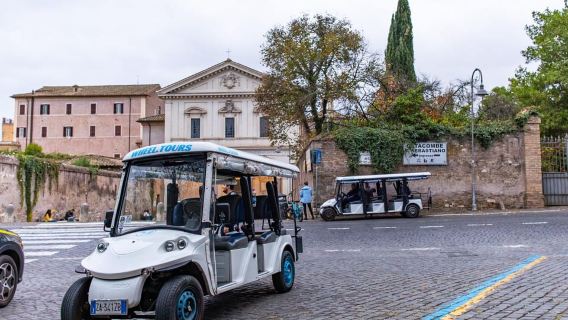 로마: 지하묘지와 아피아 가도 골프 카트 소규모 그룹 투어