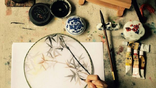 Clase de Pintura China con Tinta