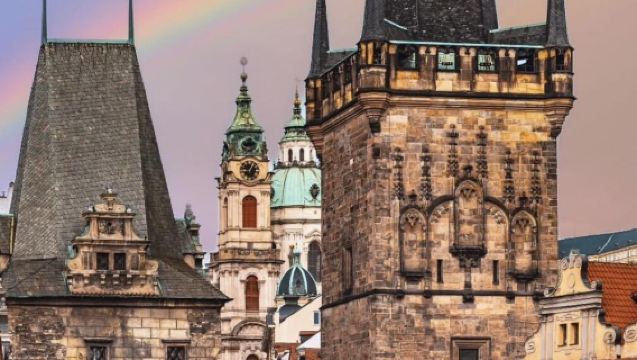 Prague, Czech Republic - St. Barbara´s Cathedral - Sedlec Ossuary - Italian Court