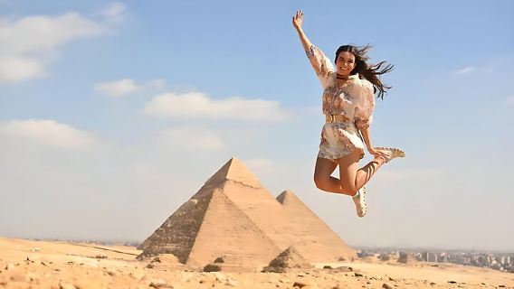 Tour aereo da Sharm al Cairo: Piramidi e Grande Museo Egizio