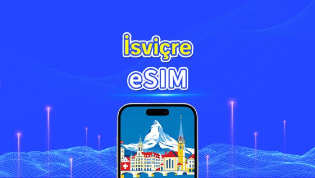 İsviçre eSIM | Yüksek Hızlı İnternet | 5G/4G | Günlük Paket/Veri Paketi | 24 Saat | 1-30 Gün | QR Kodu