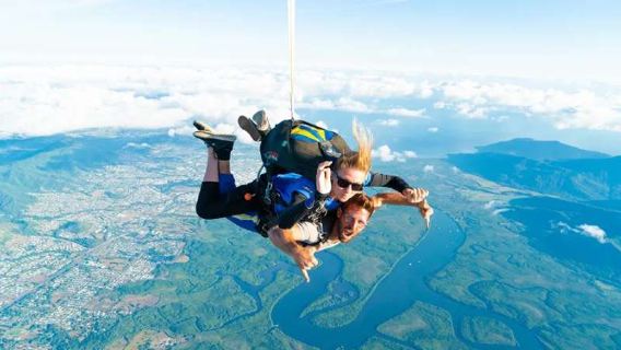 New year's must-have storewide discounts optional transfers for skydiving in Cairns city or mission beach