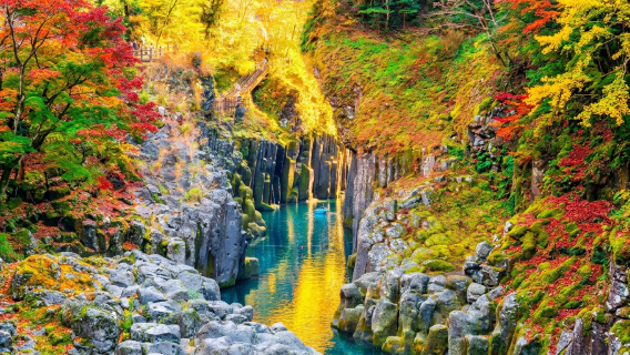 九州宮崎高千穂峡ボート体験＋阿蘇火山＋草千里ワンデーツアー 牛肉