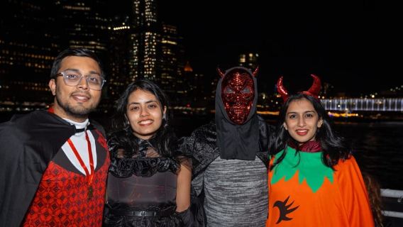 NYC: Halloween Party Cruise w/ Live DJ, Drinks, City Views