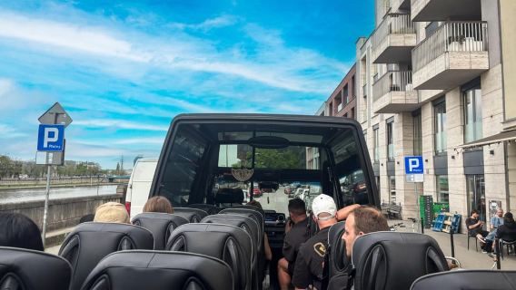 Krakow Cabrio Bus City Tour with Live Guide, Vodka & Pierogi