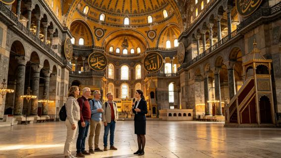 Istanbul: Professioneller zertifizierter Reiseleiter führt Sie durch die Hagia Sophia und enthüllt ihre Geheimnisse