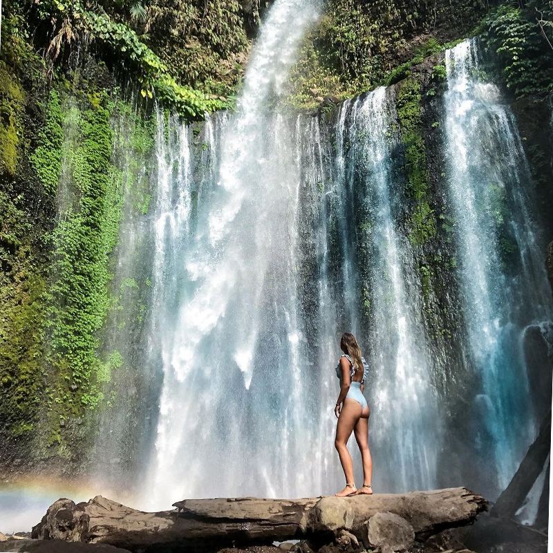 龍目島Gile瀑布一日遊【雙人成行+雙瀑布+專車接送+午餐】