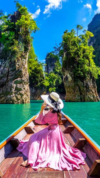 From Phuket/Krabi/Khao Lak: Private Day Trip to Khao Sok with Longtail Boat Tour