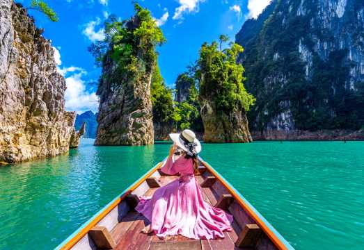 From Phuket/Krabi/Phang Nga: Private Day Trip to Khao Sok with Longtail Boat Tour