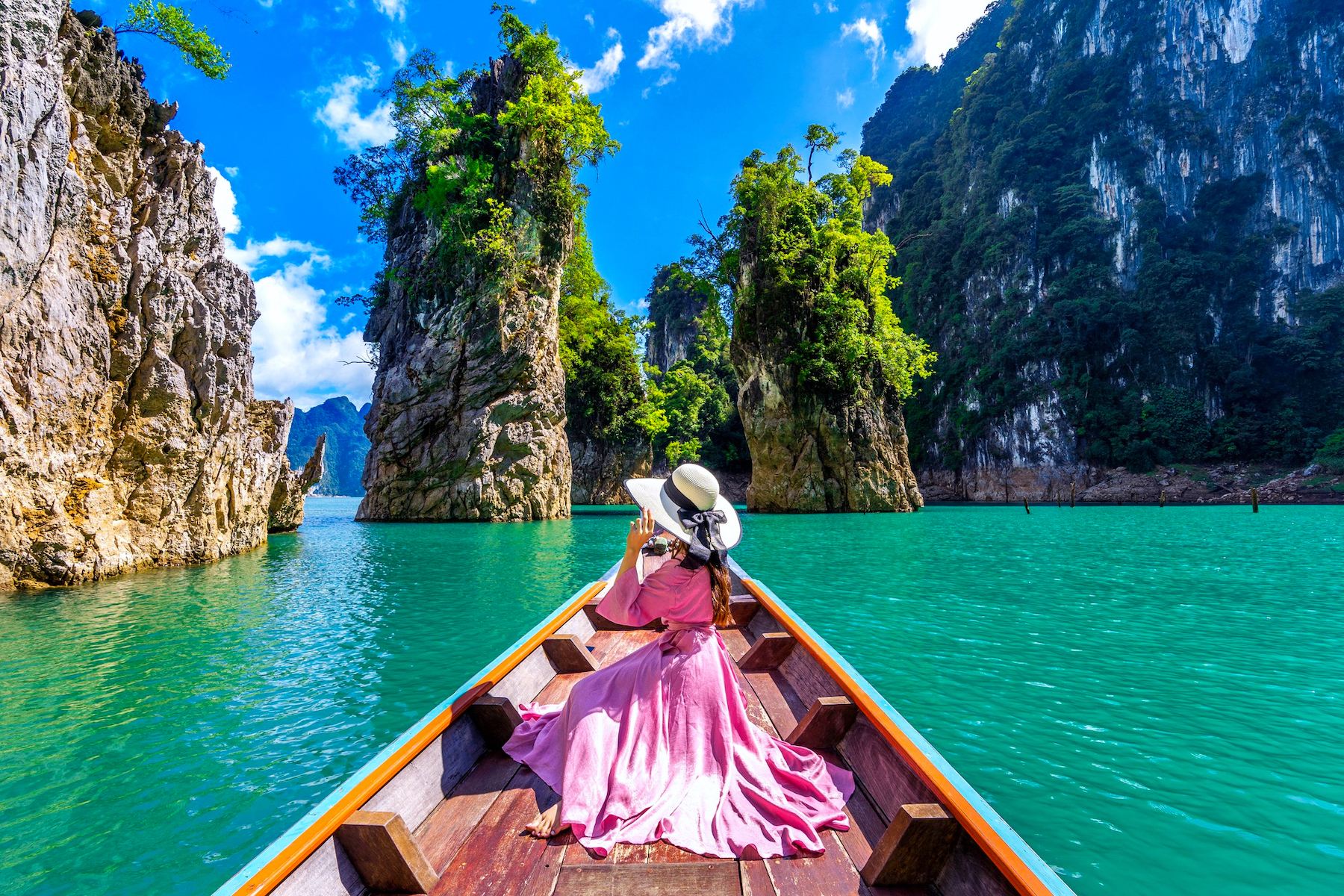 From Phuket/Krabi/Khao Lak: Private Day Trip to Khao Sok with Longtail Boat Tour