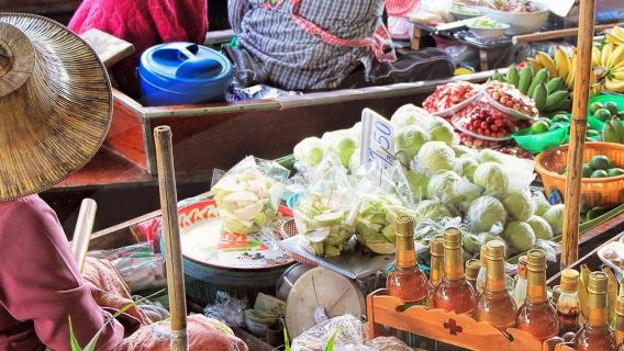 Bangkok: visita guidata di Damnoen Saduak + pranzo + giro in barca + trasferimenti