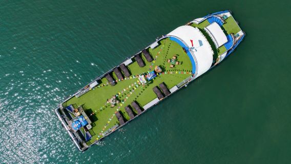 Hanoi Ha Long Bay Ti Top Island/Sung Sot Cave/Piercing Hole/Lunch/Kayaking/Afternoon Tea/Transfer