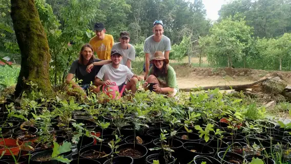 Waterfall, Lagoon and Old Village in Peneda-Gerês National Park