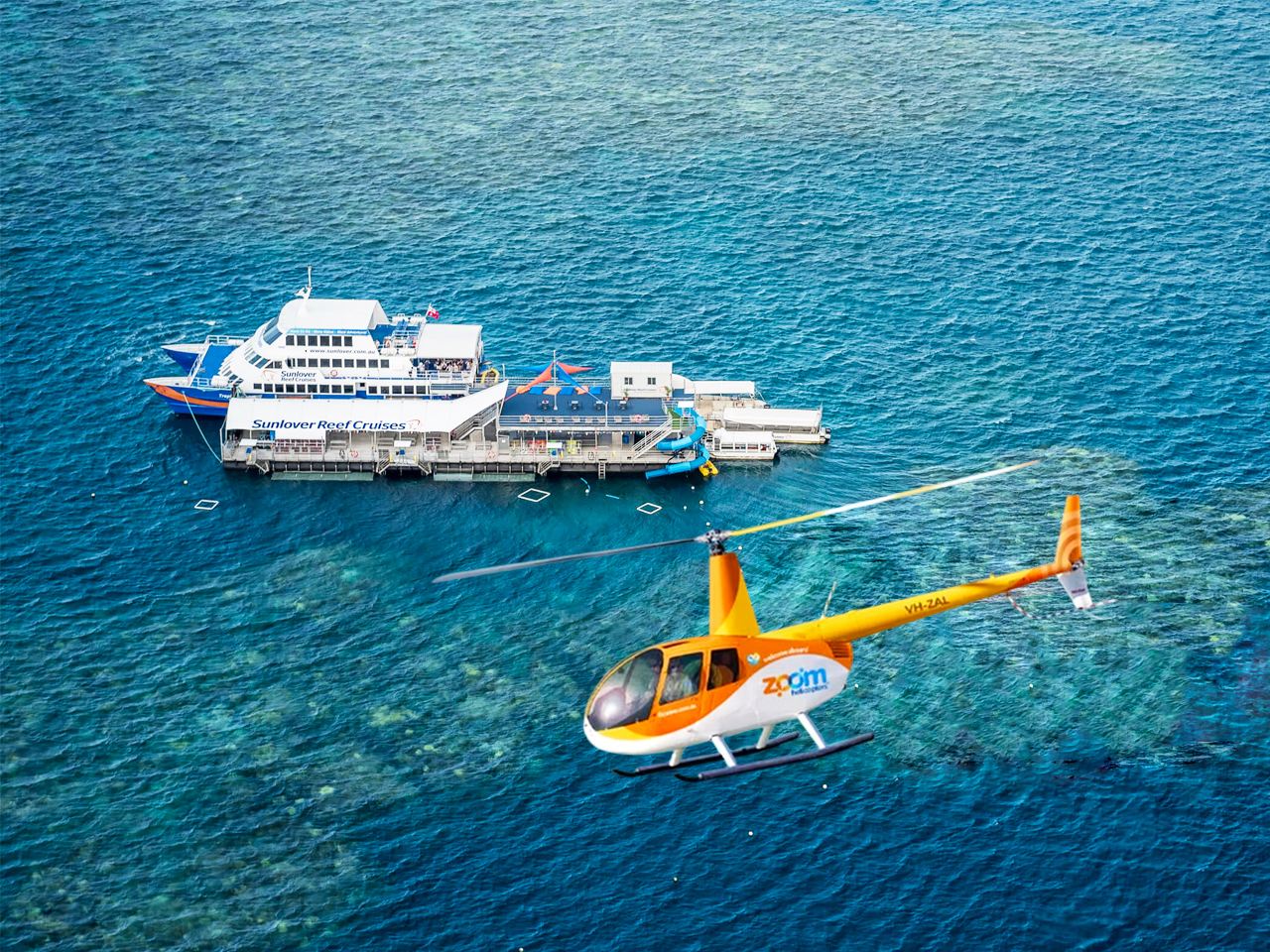 【緊急予約可】ケアンズ サンラバー リーフ クルーズ ワンデーツアー#公式直営 ランチ付き