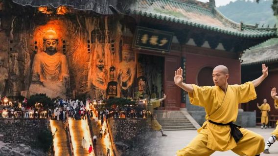 龍門石窟+少林寺一日遊【15人精品小團+上門接駁+漢服換裝】