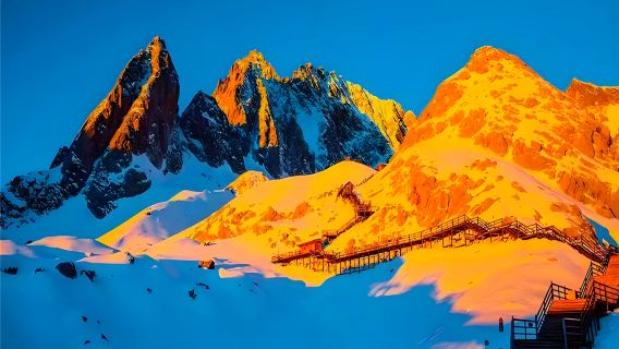 Excursión de un día a la montaña nevada de Yulong en Lijiang [¡Caro pero pura diversión! Gran teleférico + valle de la Luna Azul + espectáculo Impresiones]