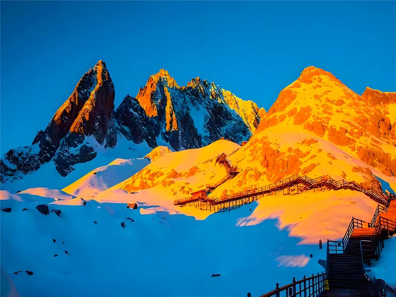 Excursión de un día a la montaña nevada de Yulong en Lijiang [¡Aunque es cara! Pero es pura diversión, gran teleférico + valle de la luna azul, garantía de entrada]