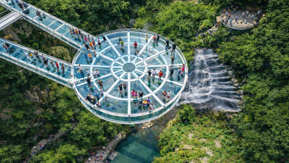 Guangzhou Gulong Gorge Day Tour: Glass Bridge, Waterfall Hike & Mountain Coaster