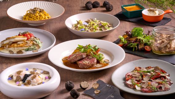 【78%OFF】香港 ホリデイイン ゴールデン マイレ Osteriaイタリアンレストラン|イタリア・ウンブリア産ブラックトリュフを探求|ランチ/ディナーセットメニュー