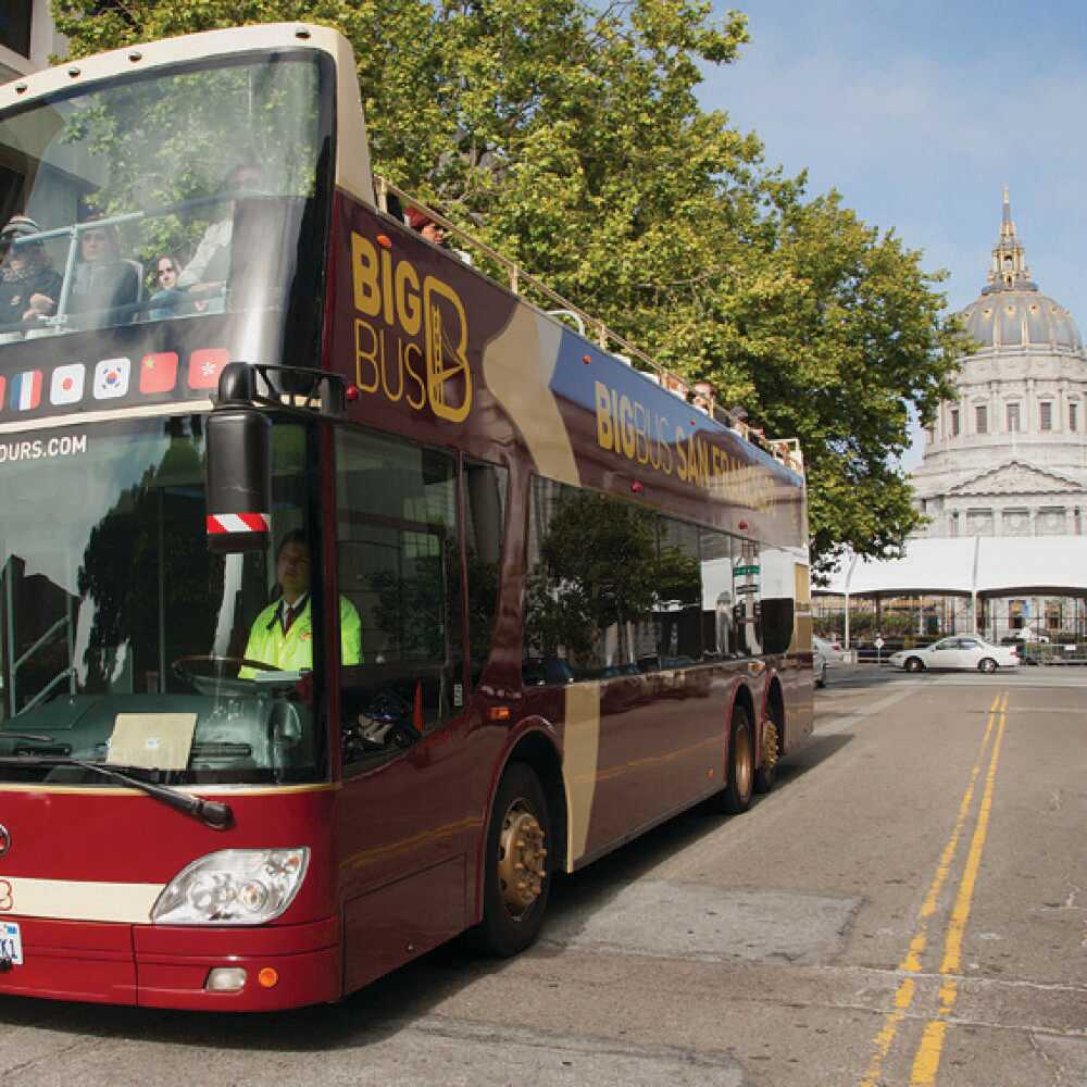 ビッグバス Big Bus San Francisco Hop-on Hop-off Bus (24 Hours) +Alcatraz