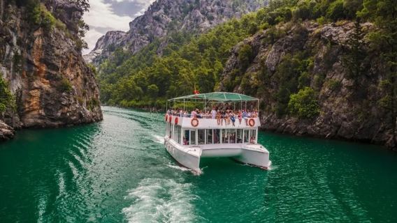 Antalya Green Canyon Bootstour mit Mittagessen und Hoteltransfer