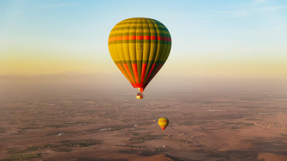 Marrakech by air flight experience tour with 40 to 60 minute flight and breakfast included