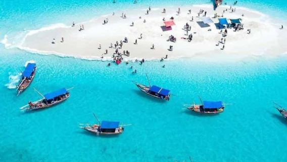 Nakupenda Sandbank + Prison Island + tour di Stone Town: esperienza di un'intera giornata con pranzo incluso