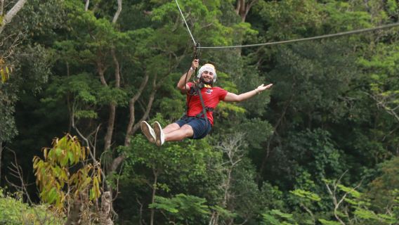 Hawk Adventure ZIP LINEโหนสลิงในป่าเกาะสมุย