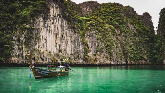 Tur Sewa Perahu Ekor Panjang Pulau Merah Krabi Sehari: Pulau Merah + Laguna + Pulau Ladin + Pulau Pabie