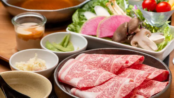All-you-can-eat Wagyu Shabu-shabu package at Akihabara Nikuya Yokocho - choose between two dining voucher options
