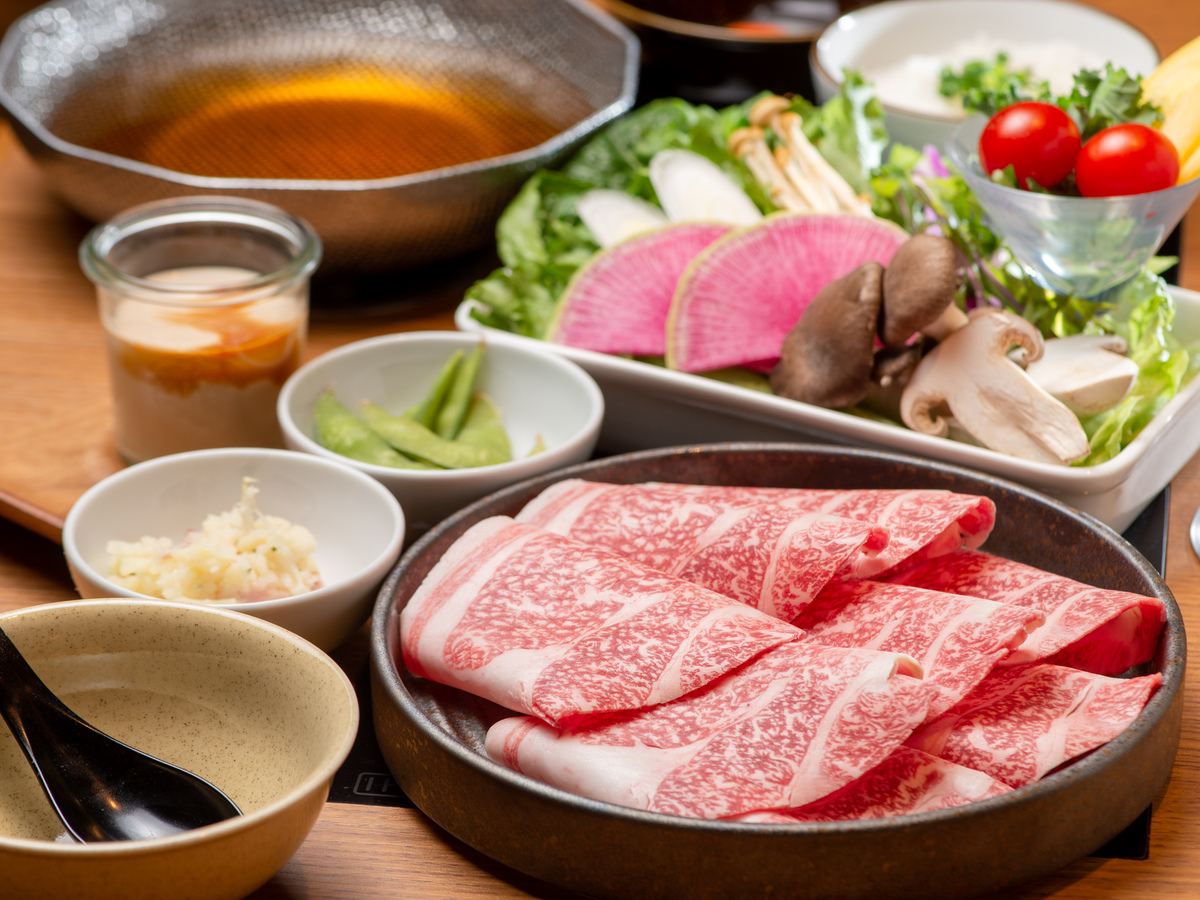 All-you-can-eat Wagyu Shabu-shabu package at Akihabara Nikuya Yokocho - choose between two dining voucher options