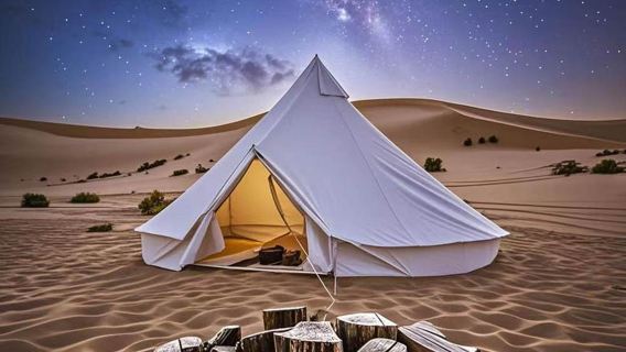 中衛騰格里沙漠·過夜露營【2天1晚/沙漠星空/五湖穿越/沙坡頭/66號公路/贈送沙漠項目】