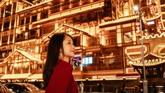 Fotografi perjalanan di Kawasan Budaya Rakyat Hongyadong Chongqing [pemotretan satu lawan satu + lensa sebagai pena + cahaya sebagai tinta]